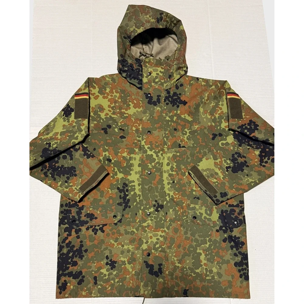 German Military Camouflage Jacket‎ Feuchter Ringelai Mens 52/54 1993 Waterproof